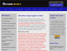 Tablet Screenshot of copscaughtonvideo.com